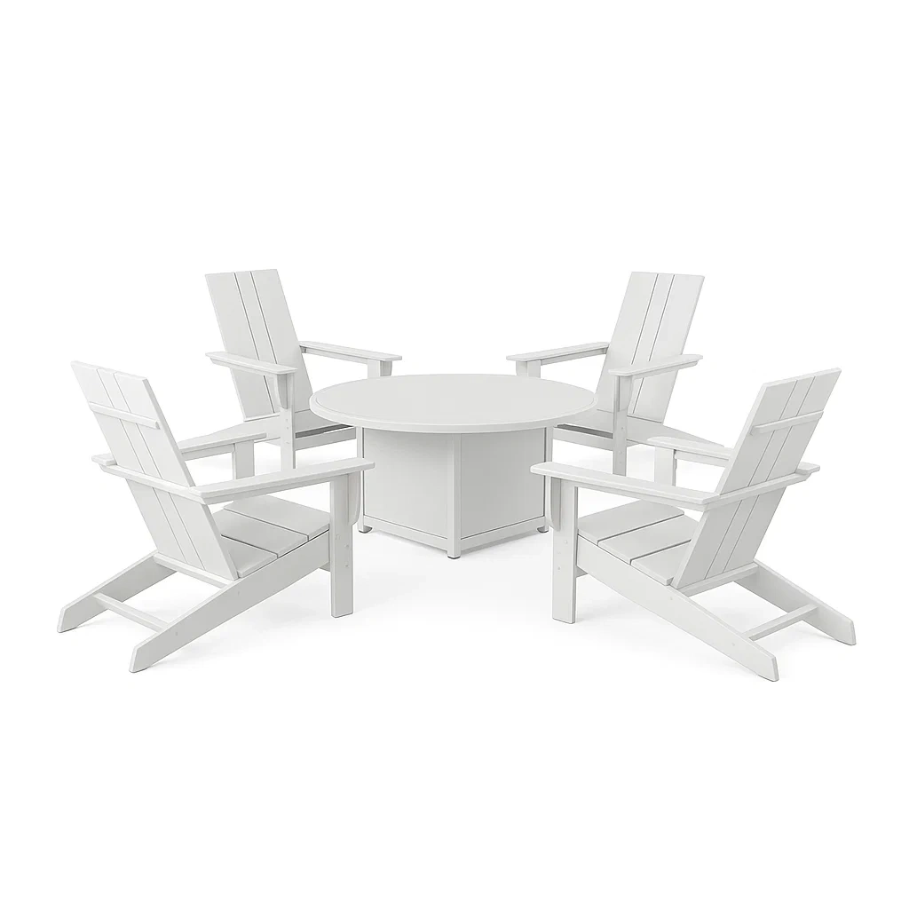 Mobilier d'extérieur,Ensemble de chaises Adirondack - ROOMFURNIXX