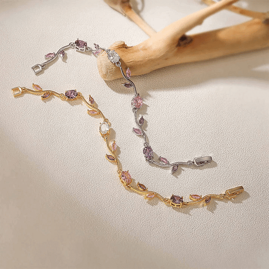 💞 Розова цветна гривна — носете нежността на природата на китката си 🌸