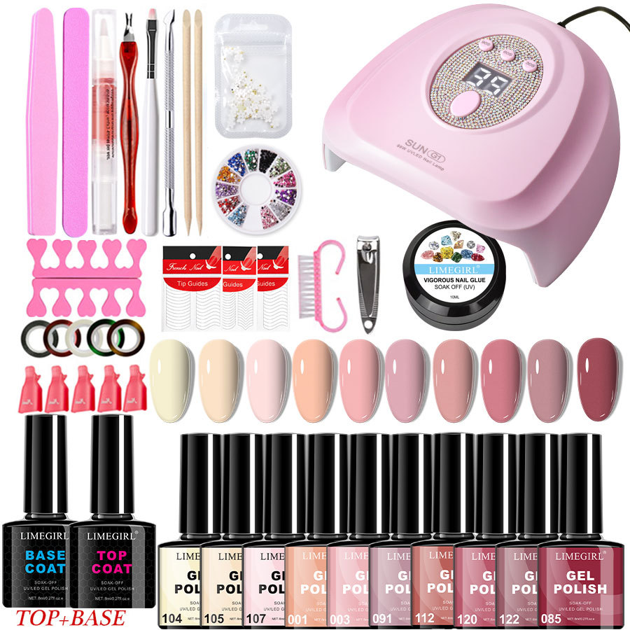  LIMEGIRL пълен комплект за маникюр