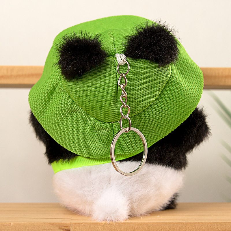 🐼✨ Елегантно мини панда с чантичка – декоративен ключодържател