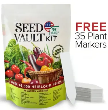 🥕 Нова серия 2026 – гореща оферта със 52% отстъпка! 🥦 🌱 Комплект семена за зеленчуци – 35 вида в едно пакетче 🍅 Насладете се на отглеждането на богата зеленчукова градина директно у дома! 5 отзива