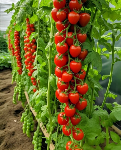 Премиум семена от домати Waterfall - Високодобивни каскадни чери домати за висящи кошници и балкони