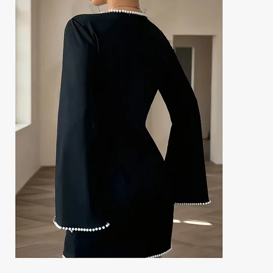 ✨ 【Перлена ключалка】Дамска къса рокля с класа 💃