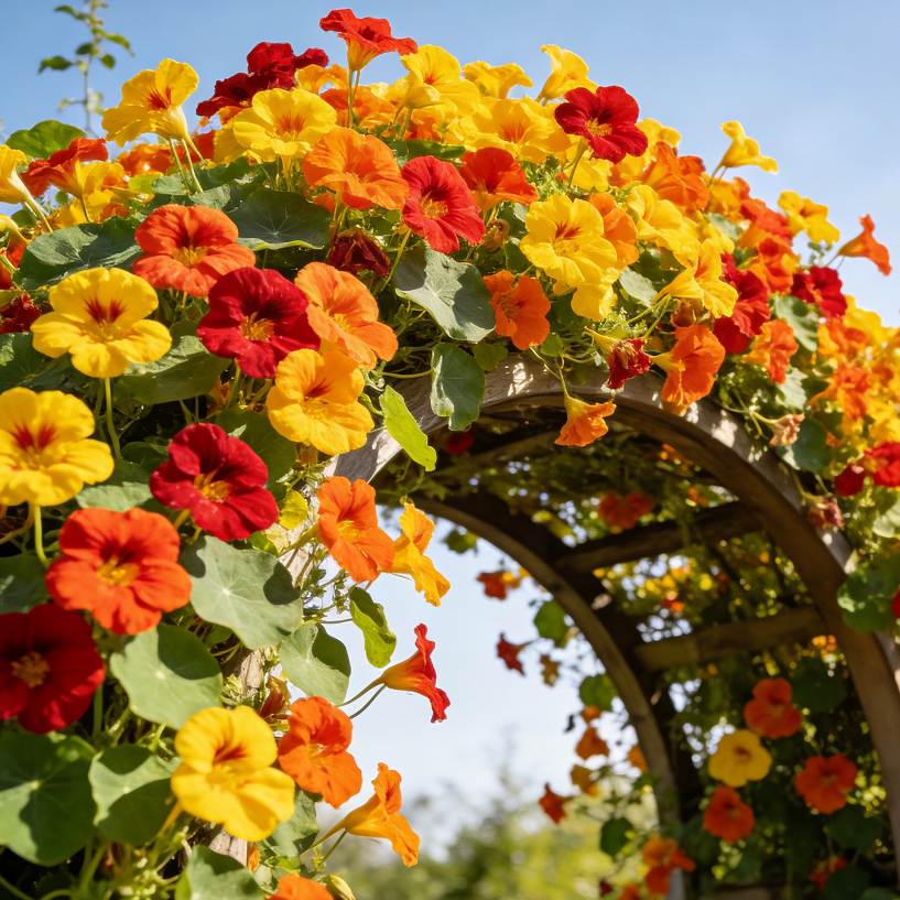 🌺 Семена от латинка – разноцветна красота за вашата градина и саксия 🌿✨