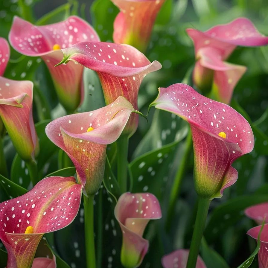 🌸 Мистериозна Aurora Calla Lily – уникален преливащ се цвят, идеален за саксия и градина