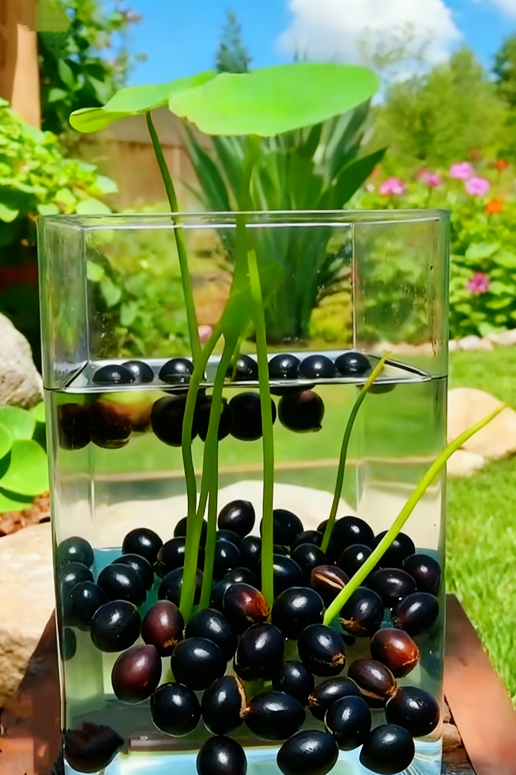 🌌💜 Лотос от сянка– рядка красота за вашата градина🌸