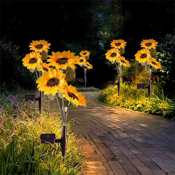 🔥LAST DAY SALE 49% OFF🌻Waterproof Solar Sunflower Light🔥