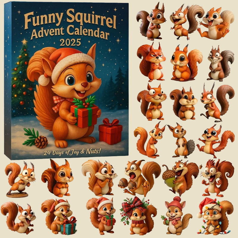 🐿️🎁 Забавен адвент календар с катерици 2025