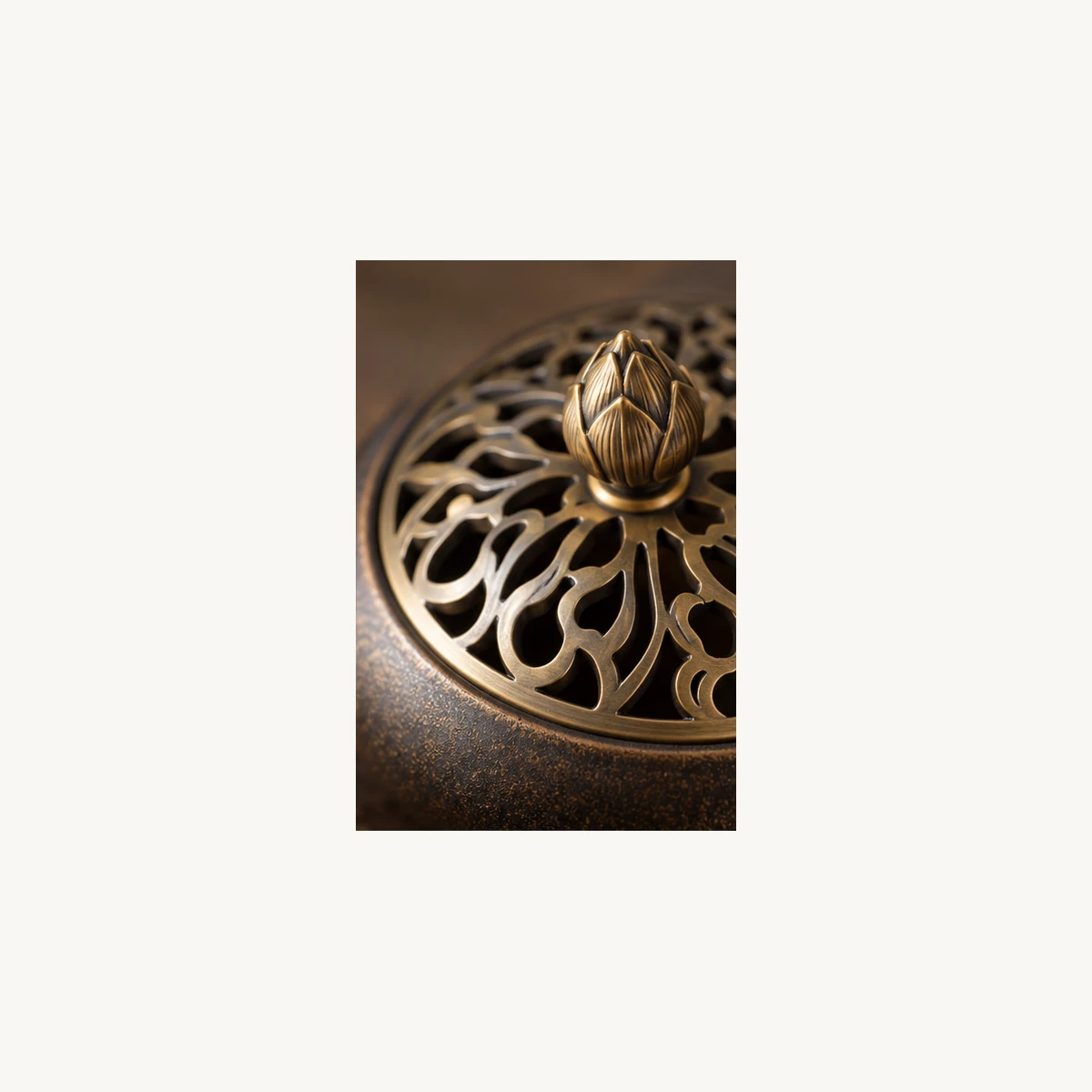 New Chinese Style Incense Holder Base - detail view