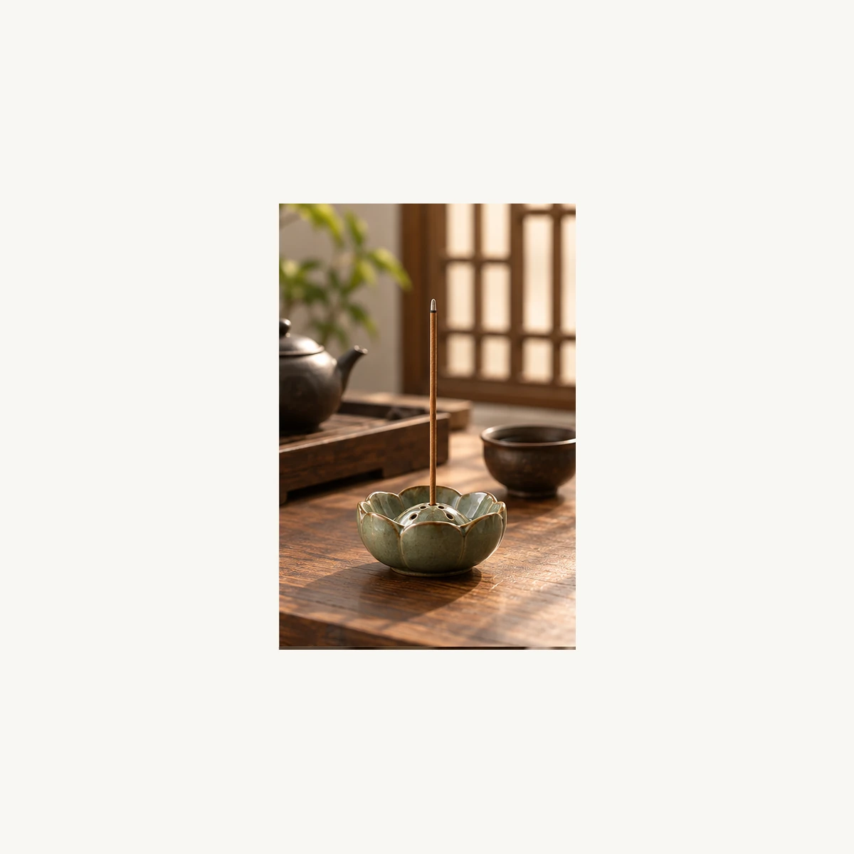 Upright Stick Incense Holder - scene view