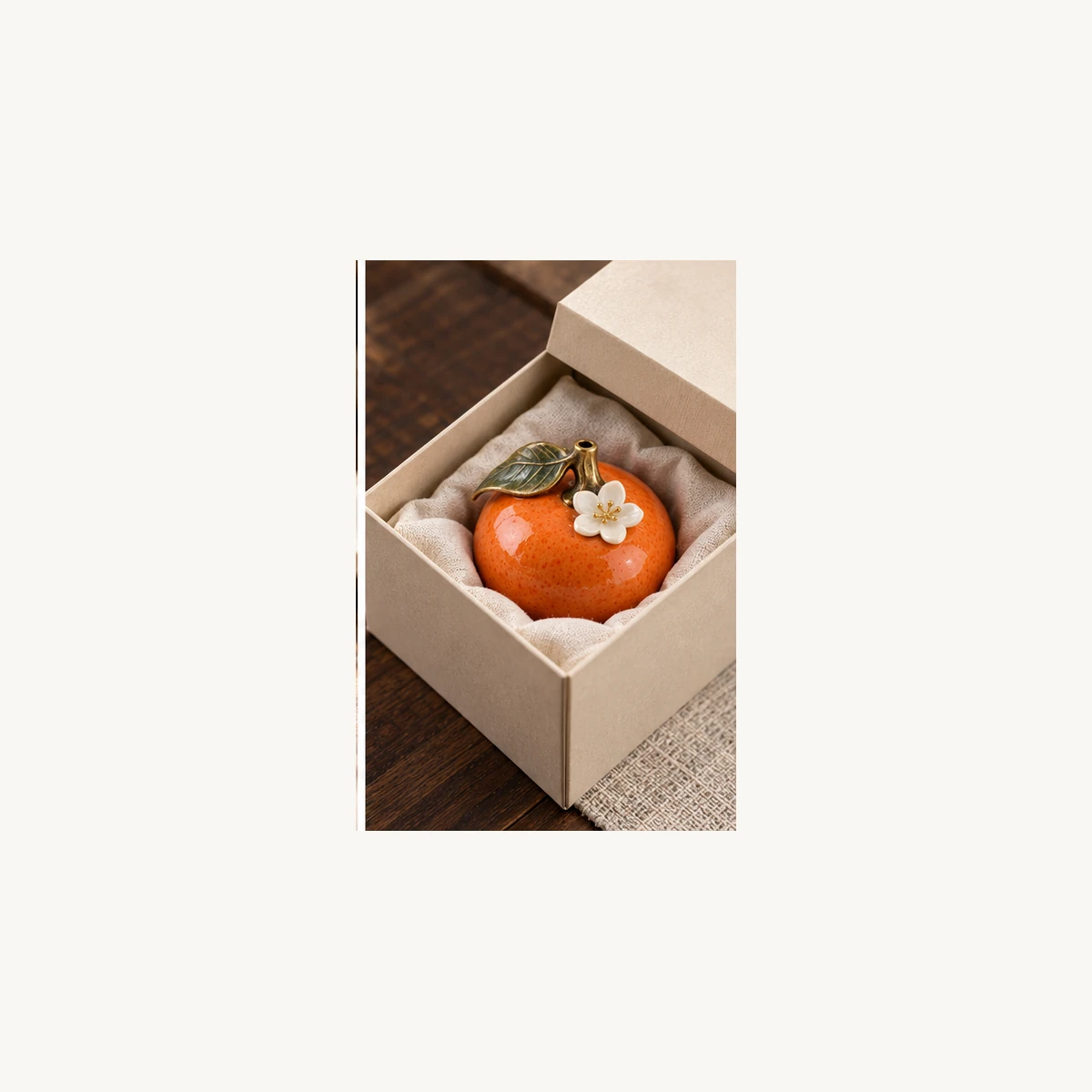 Fruit Ceramic Incense Holder - gift view