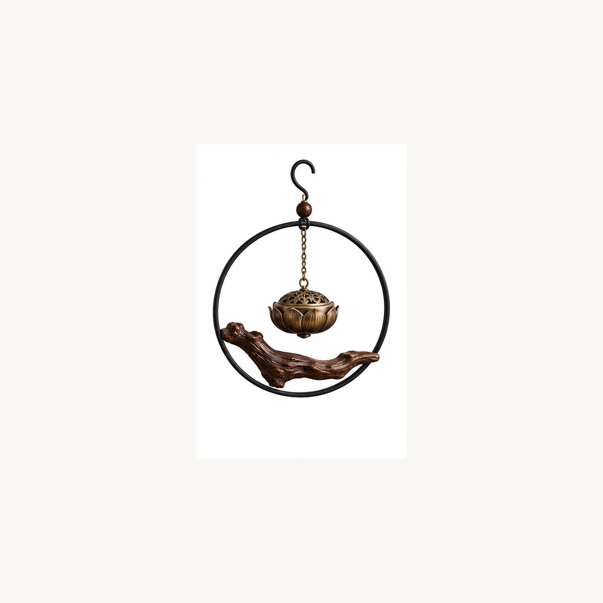 Hanging Calligraphy Incense Holder-SeeBead--See the Unseen, Perceive the Peaceful