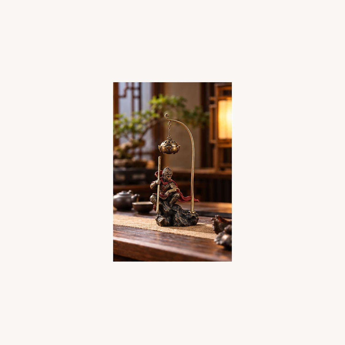 Monkey King Hanging Incense Holder-SeeBead--See the Unseen, Perceive the Peaceful