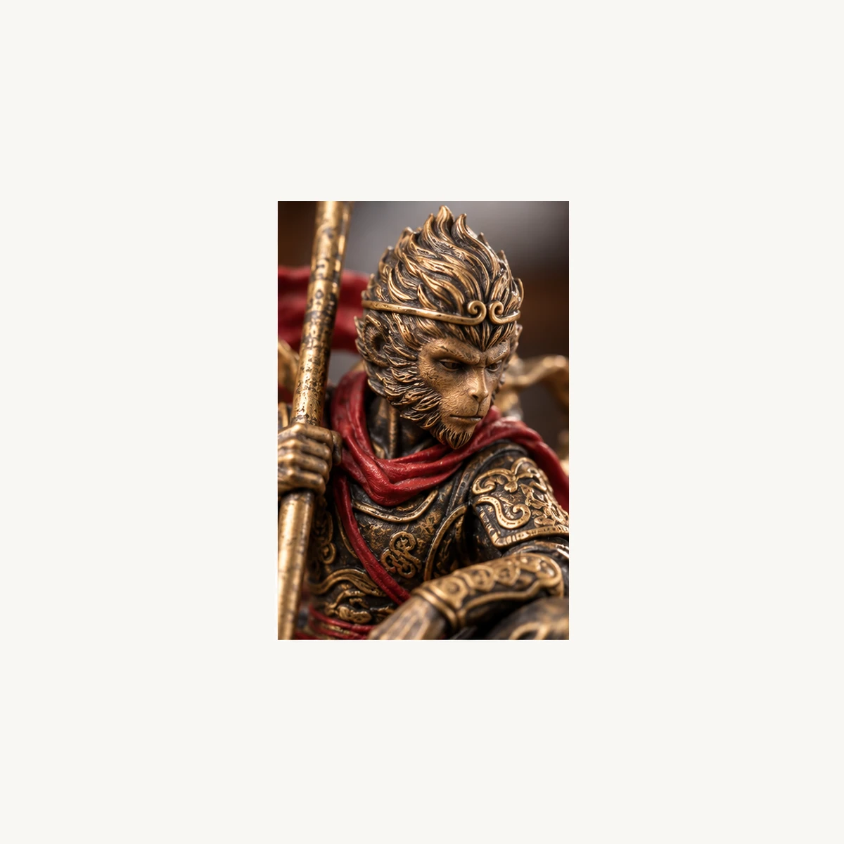 Monkey King Hanging Incense Holder - detail view