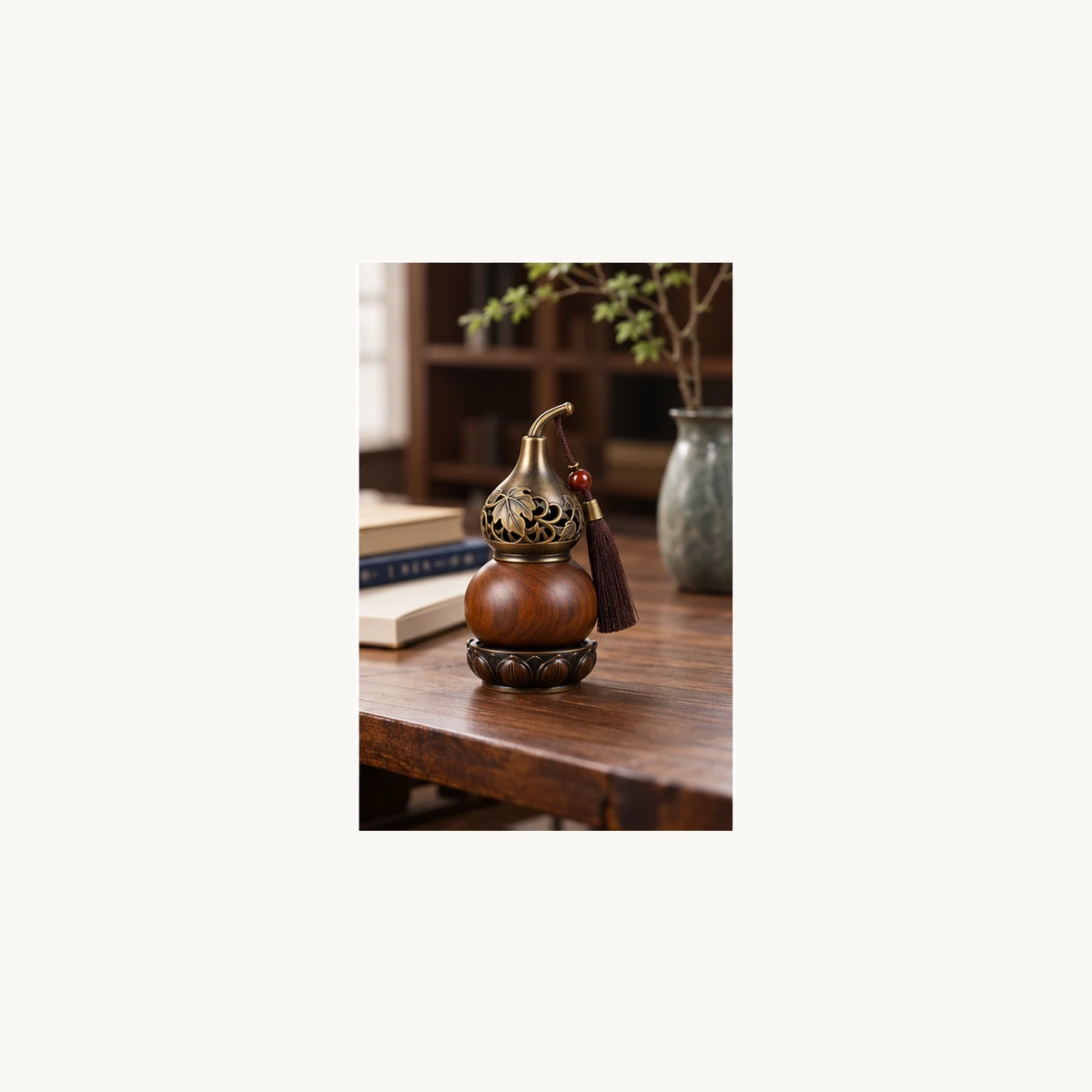Tassel Gourd Incense Holder - scene view