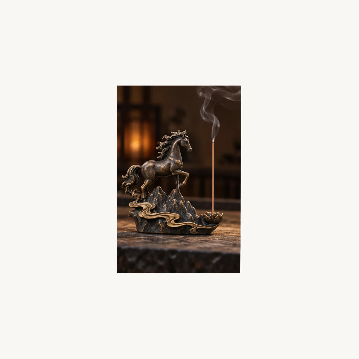 New Chinese Horse Incense Holder - use view