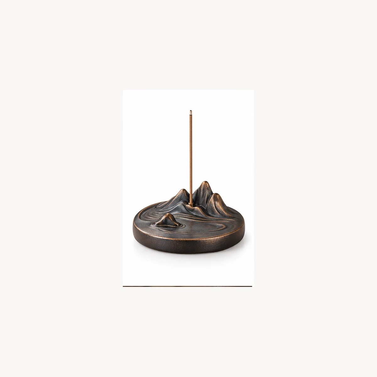 New Chinese Tabletop Incense Holder - white view