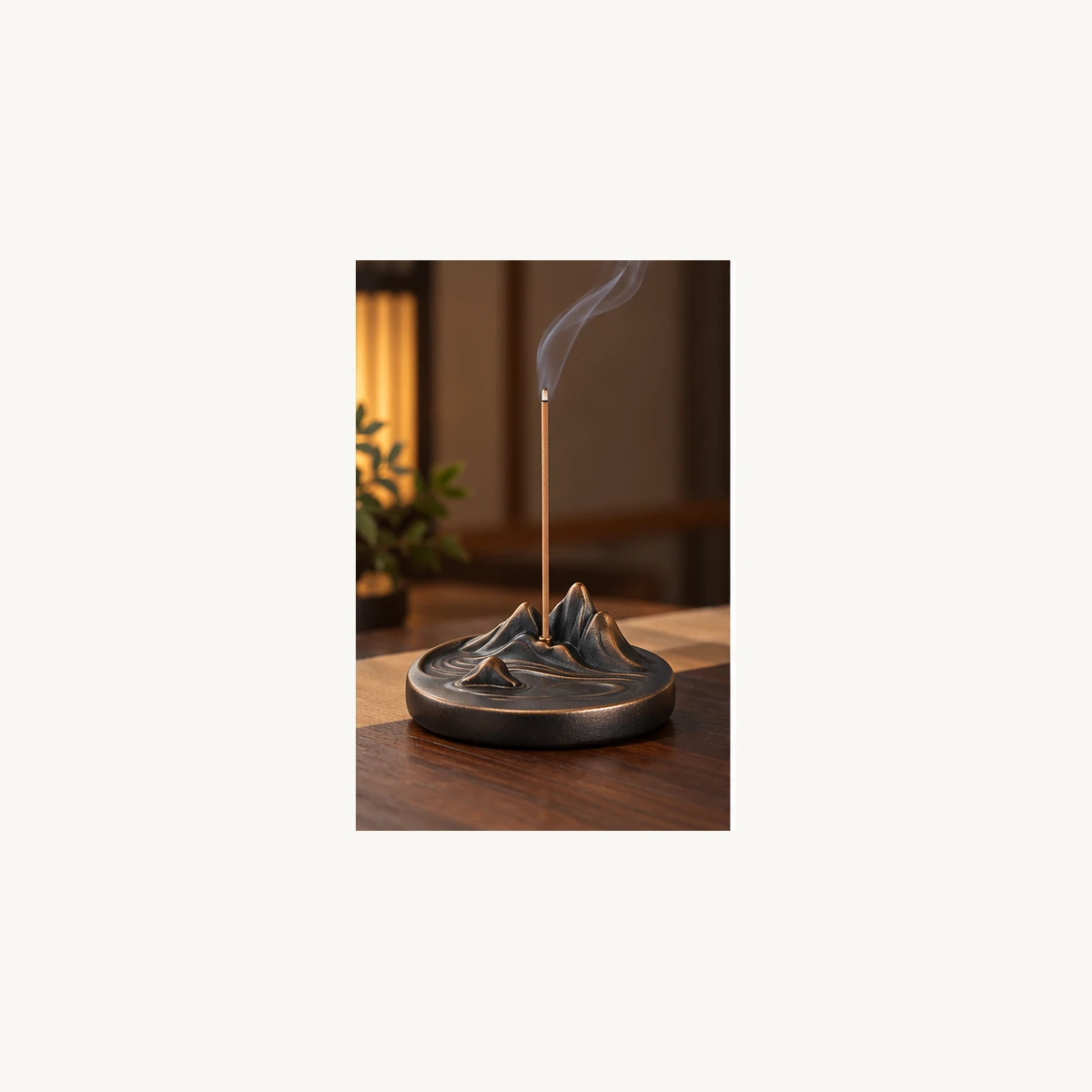 New Chinese Tabletop Incense Holder - use view