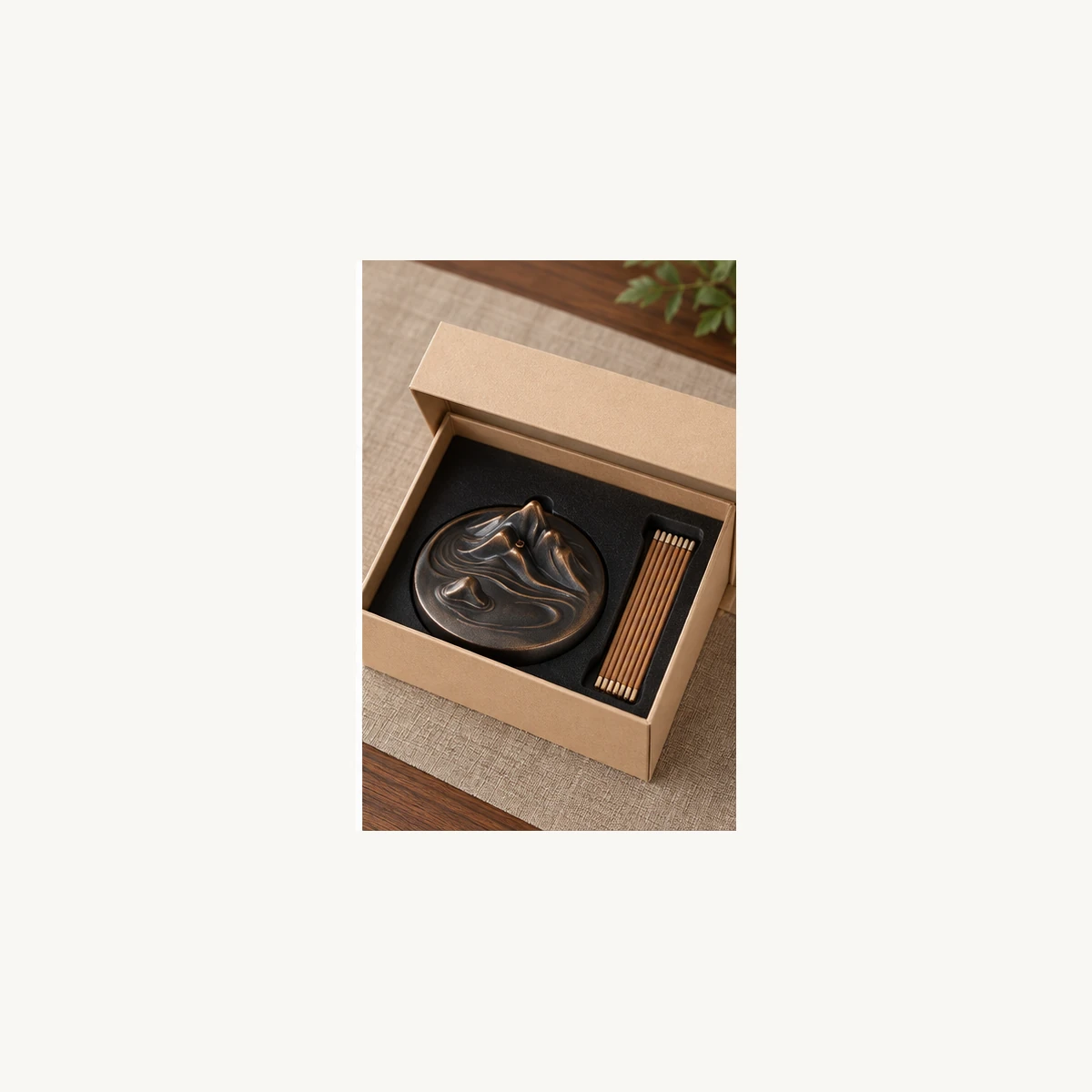 New Chinese Tabletop Incense Holder - gift view