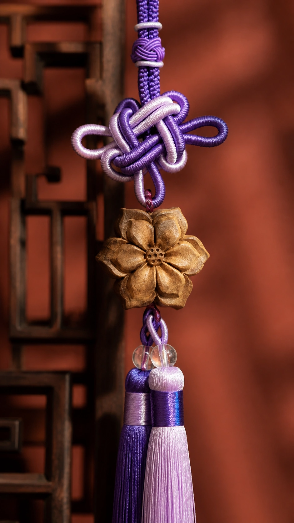 Purple Tassel Herbal Incense Pendant - image 3