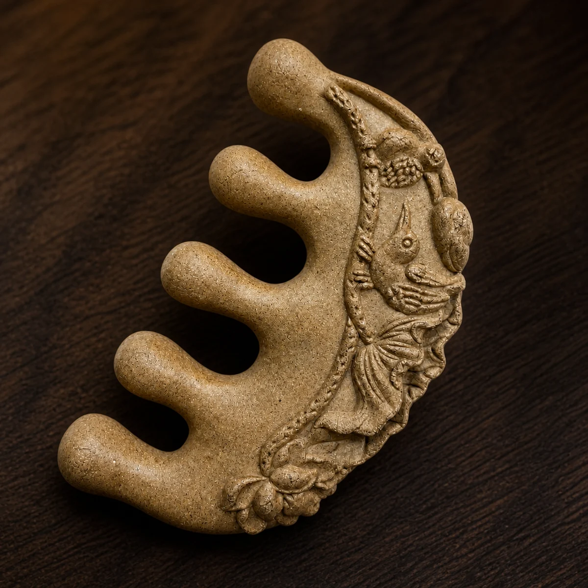 Natural Botanical Incense Massage Comb - Material Detail