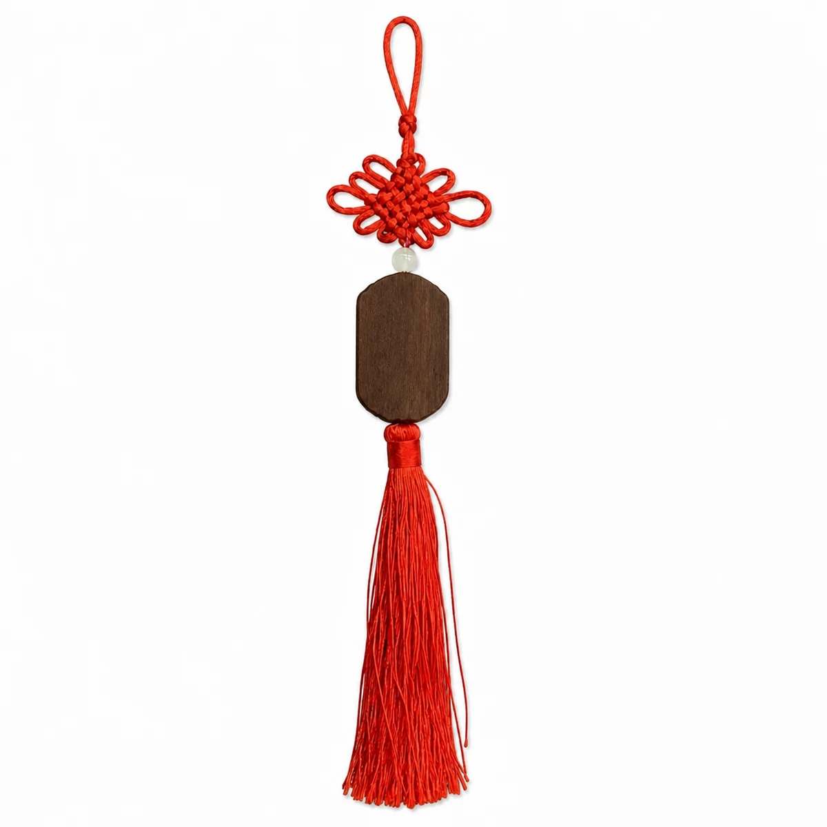 Red Tassel Herbal Incense Pendant - Material Detail