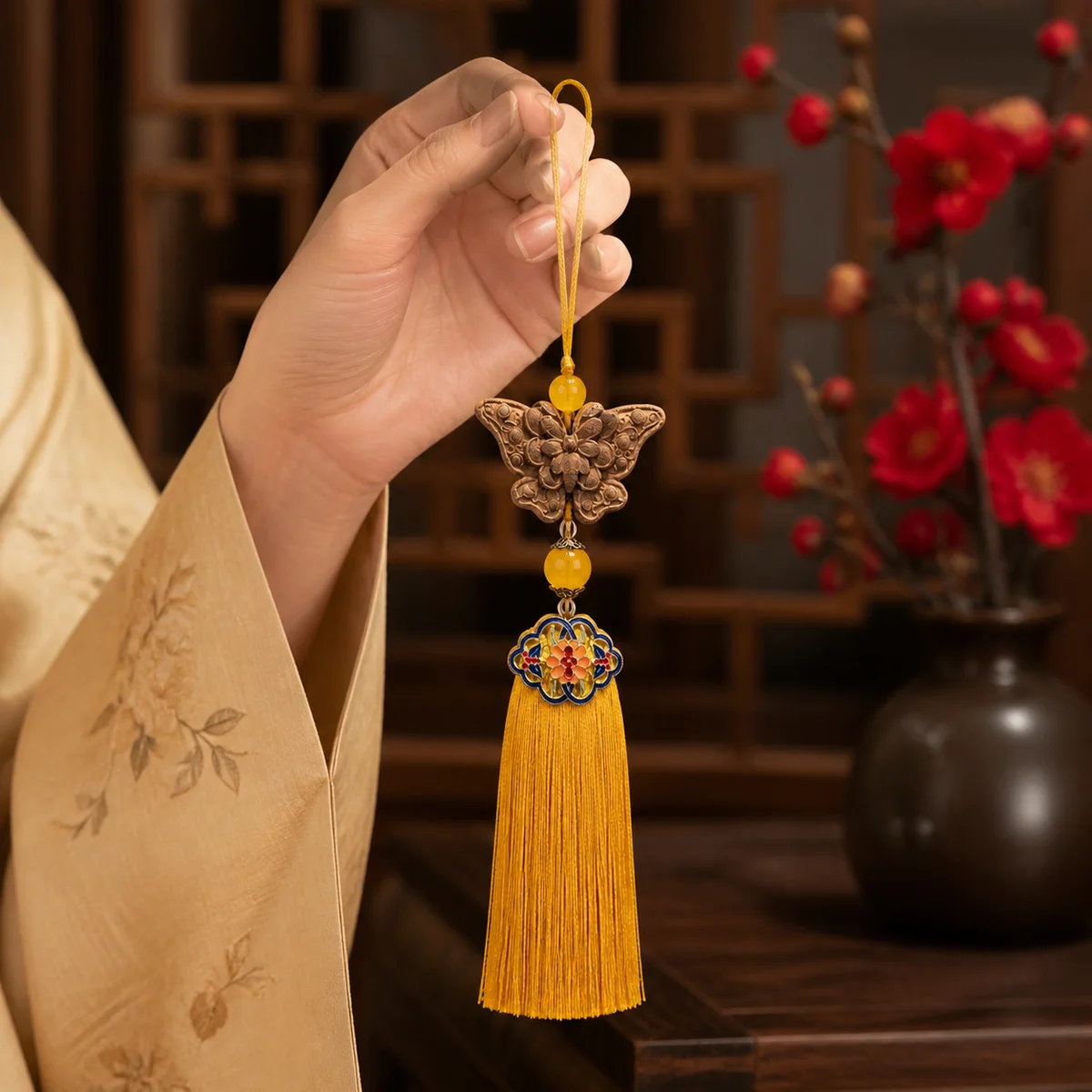 Assorted Botanical Incense Hanging Ornaments - Design Detail