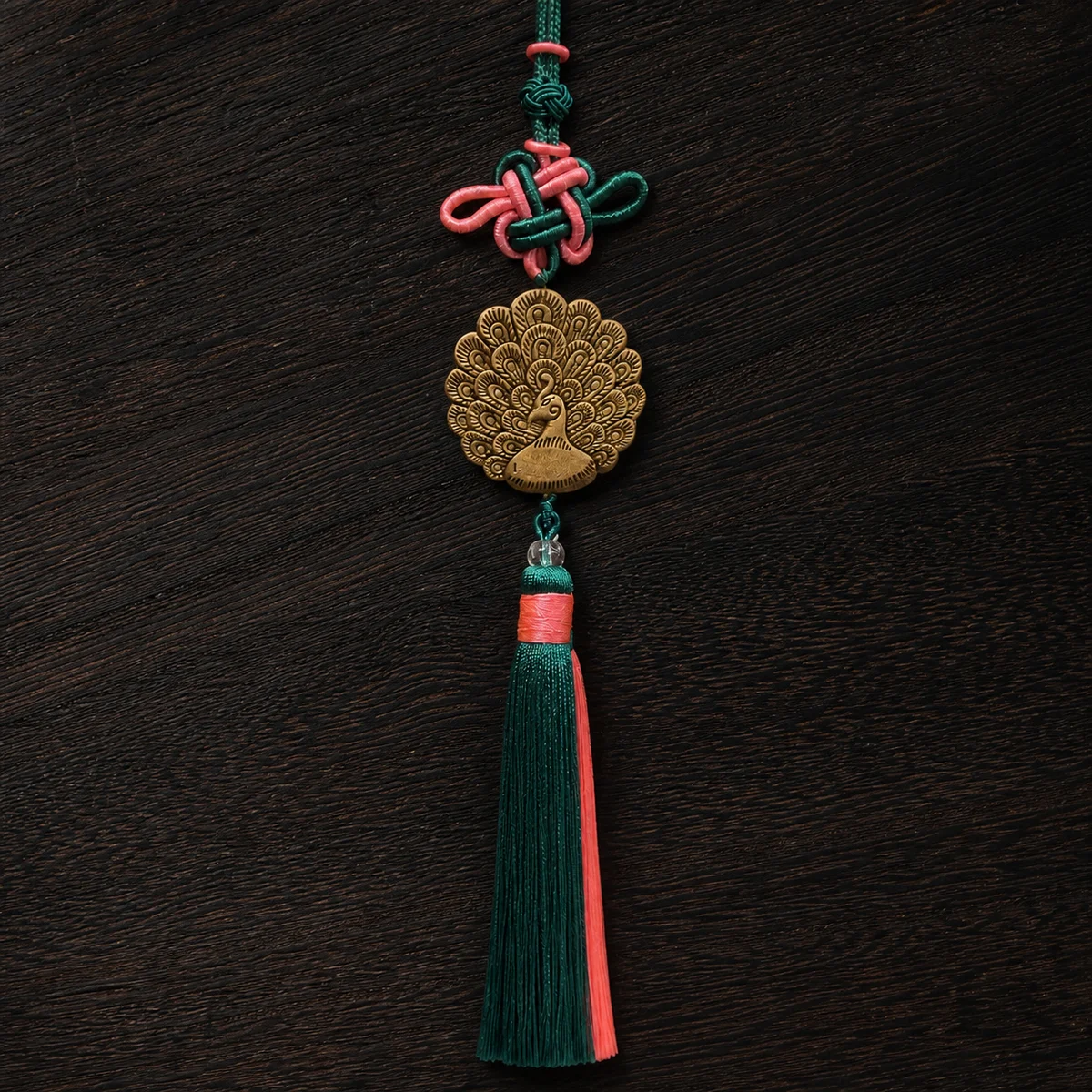 Peacock Tassel Hanging Ornament - Material Detail