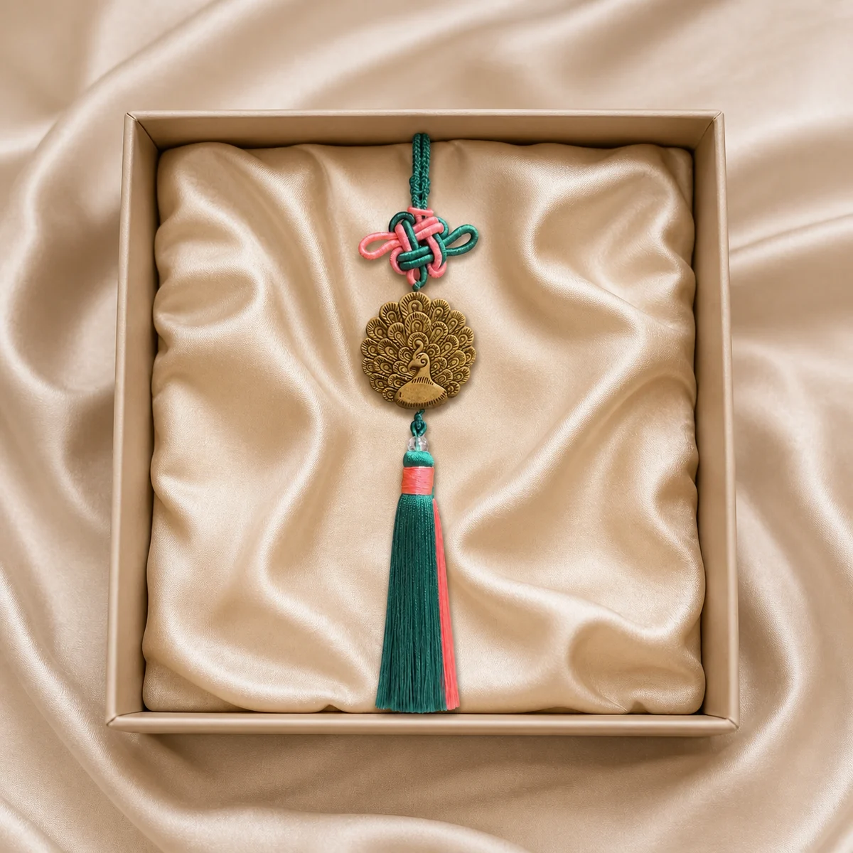 Peacock Tassel Hanging Ornament - Gift Presentation