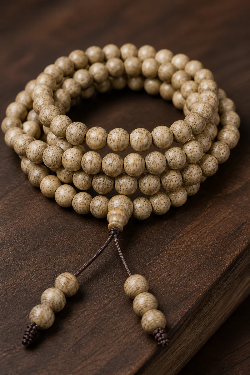 Dalagan Agarwood Multi-Wrap Bracelet, 7mm-SeeBead--See the Unseen, Perceive the Peaceful