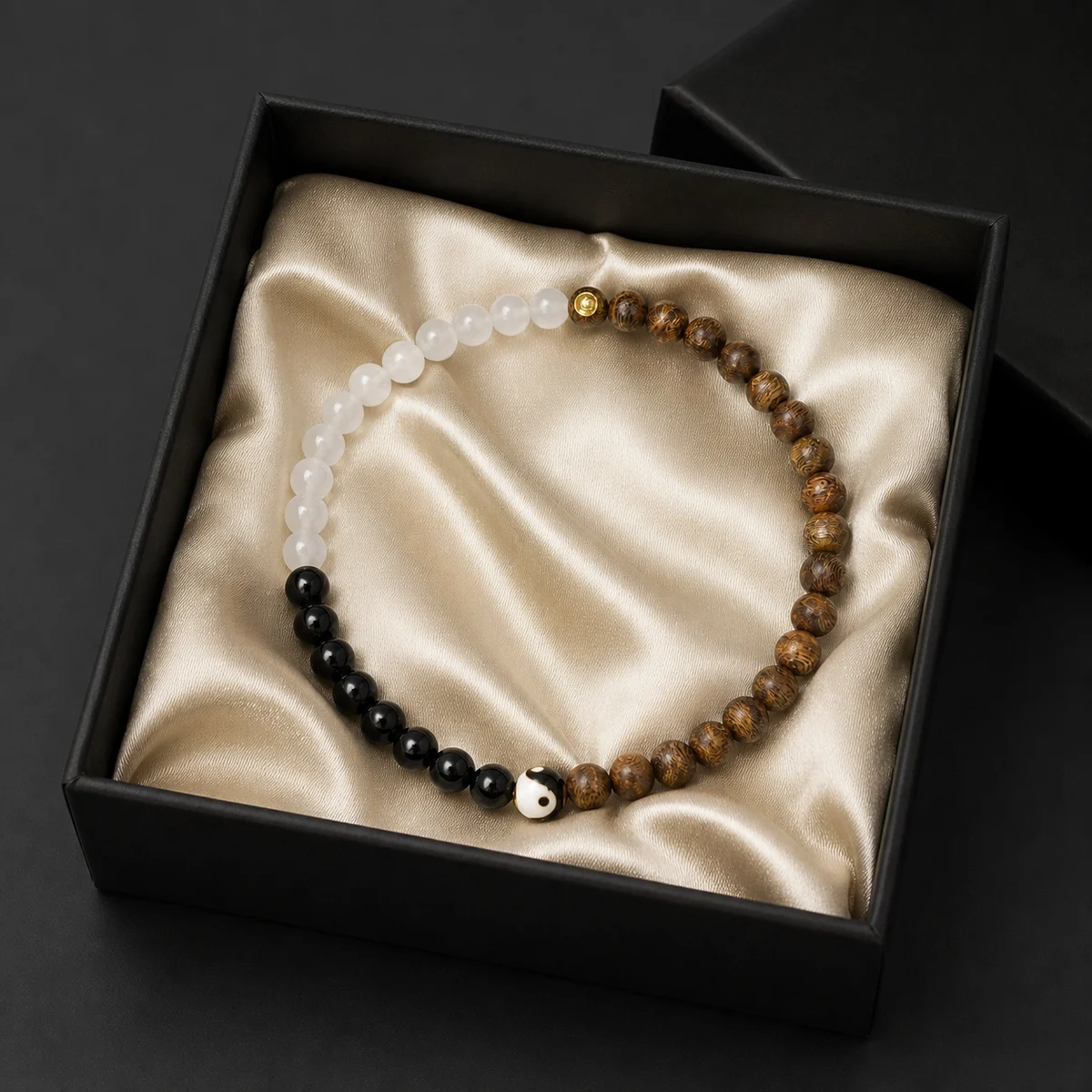 Red Sandalwood Zodiac Bracelet Gift Box