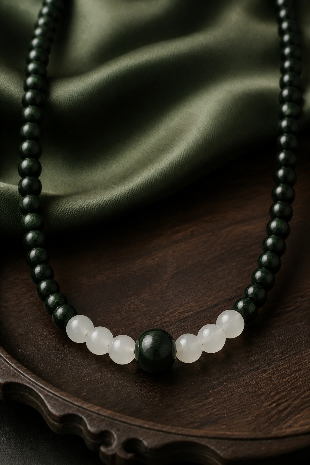 Carved Openwork Herbal Incense Pendant Necklace - image 3