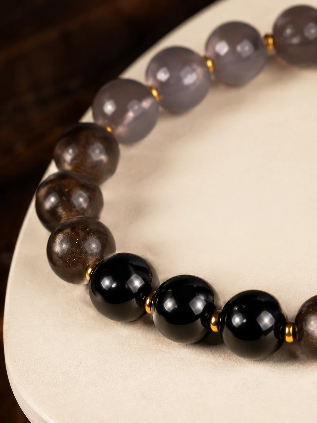 Black Dragon Incense Bead Bracelet