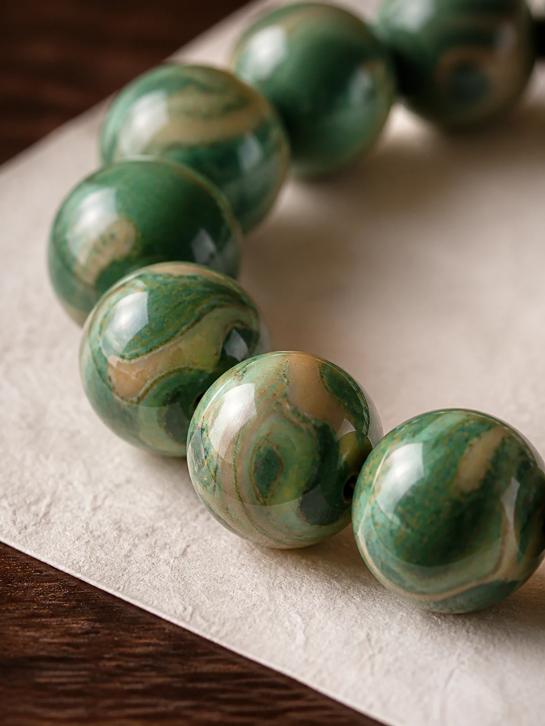 Azure Dragon Dunhuang Incense Bead Bracelet