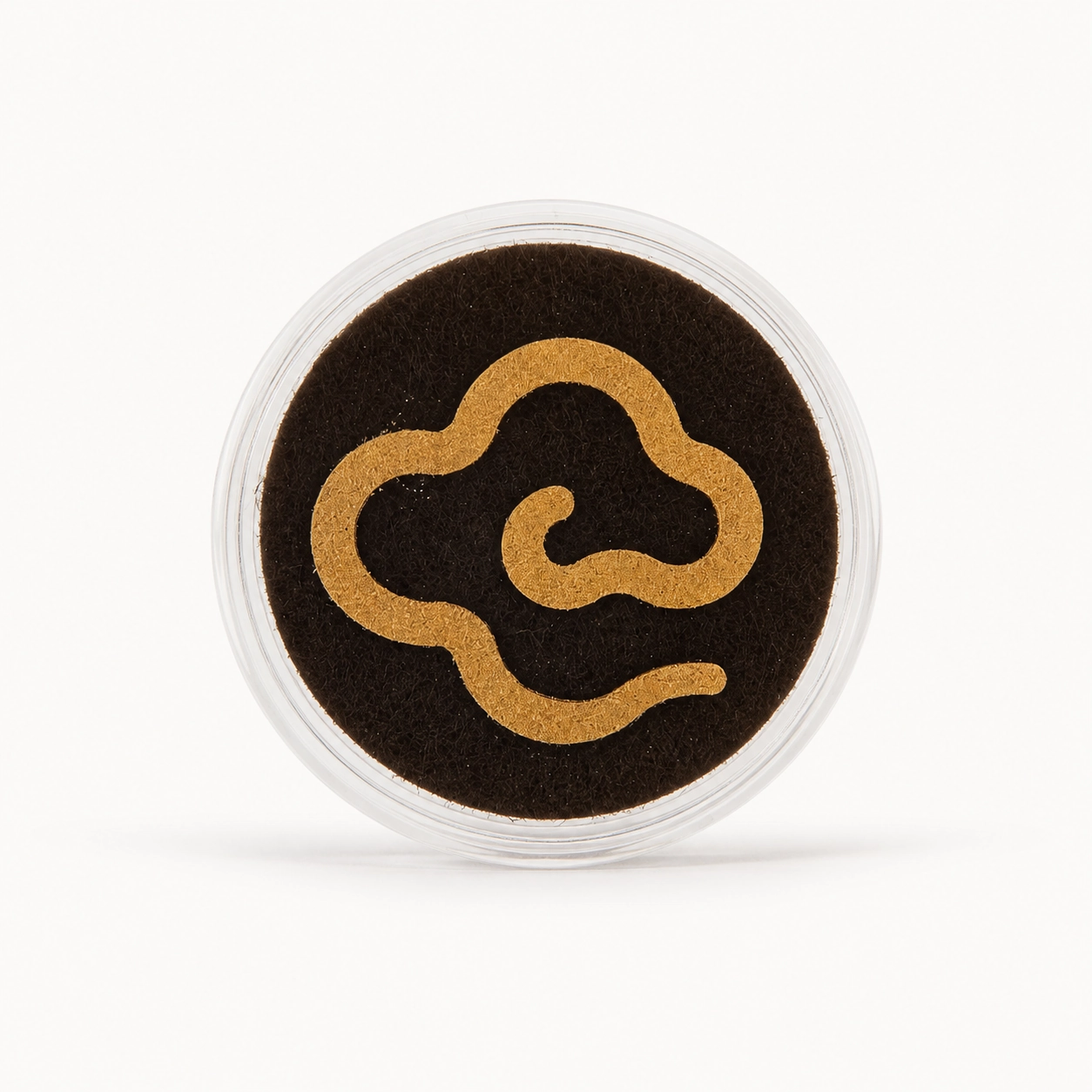Carved Agarwood Incense Medallion
