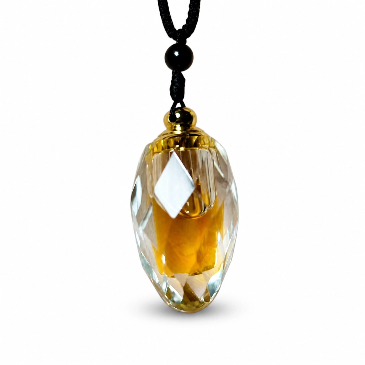 Amber-Tone Agarwood Pendant