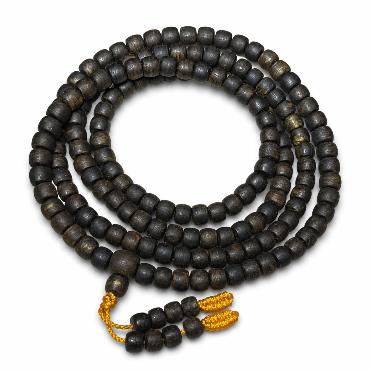 108-Bead Dark Agarwood Mala