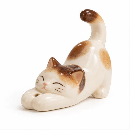 Playful Cat Stick Incense Holder image 1