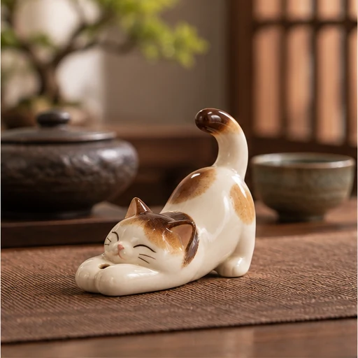 Playful Cat Stick Incense Holder image 2