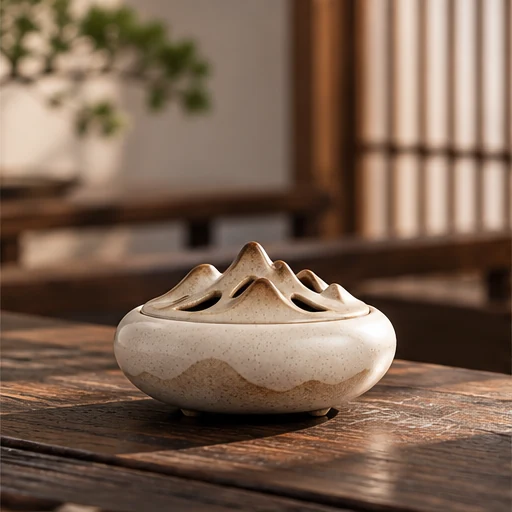 New Chinese Ceramic Incense Burner image 2