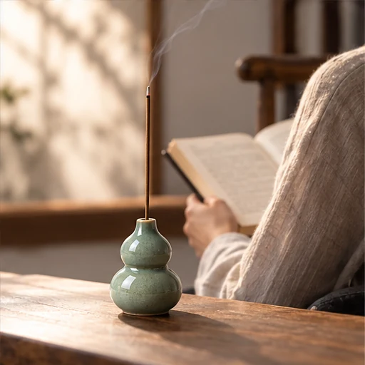 Ceramic Gourd Stick Incense Holder image 5