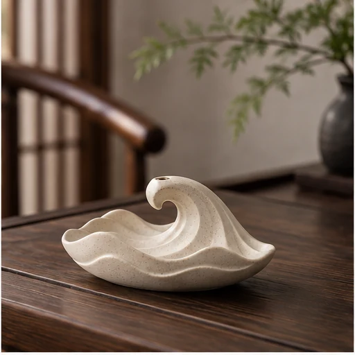 Wave Ash Coil Incense Burner image 2