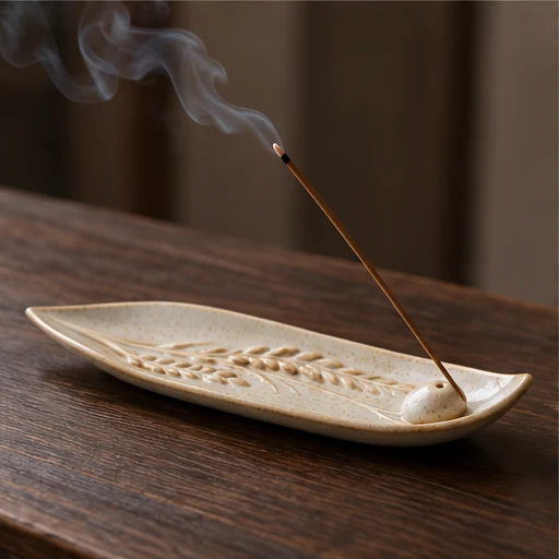 Grain Motif Incense Tray-SeeBead--See the Unseen, Perceive the Peaceful