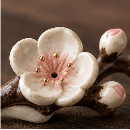 Plum Blossom Incense Holder-SeeBead--See the Unseen, Perceive the Peaceful