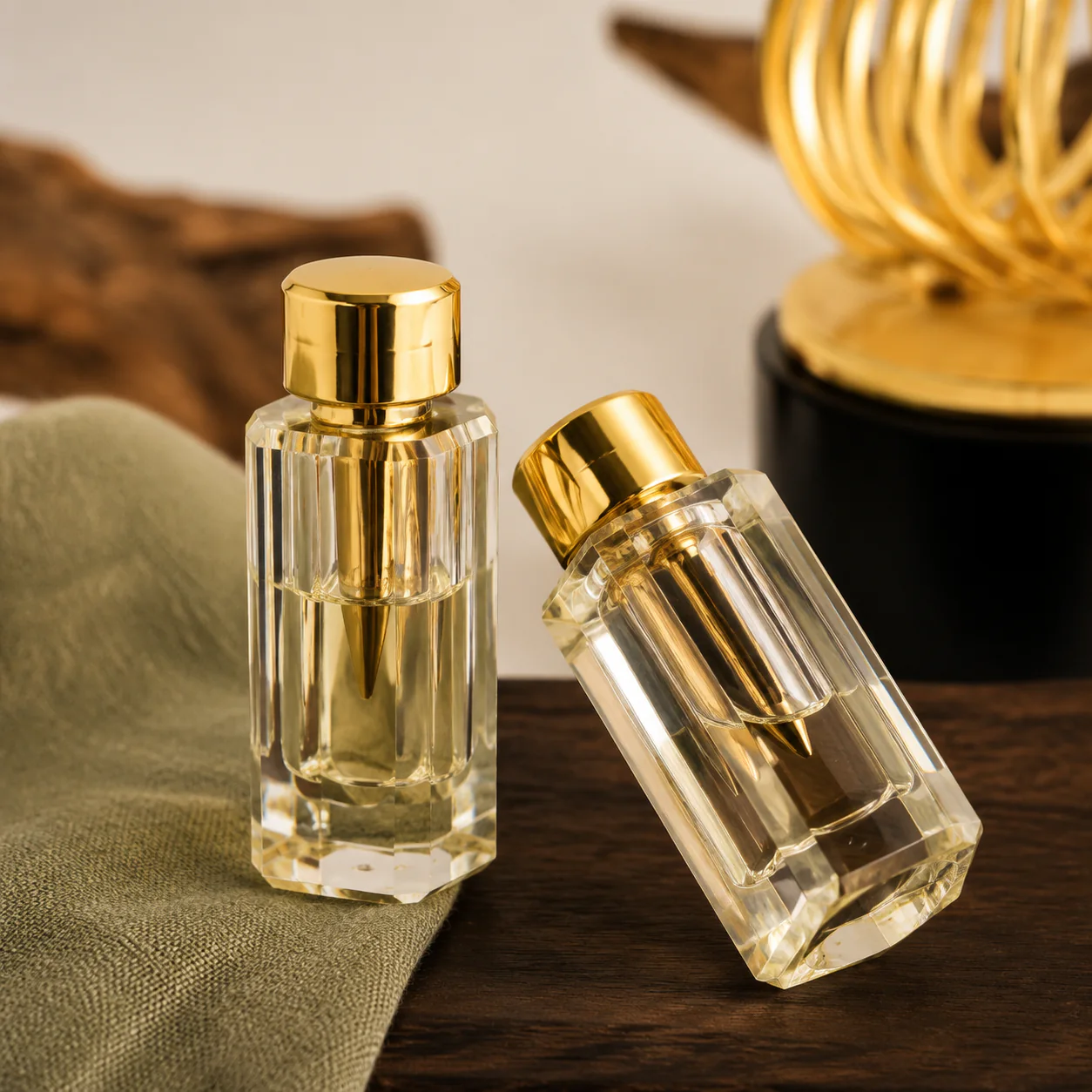 Hui'an agarwood balm 10g faceted container detail