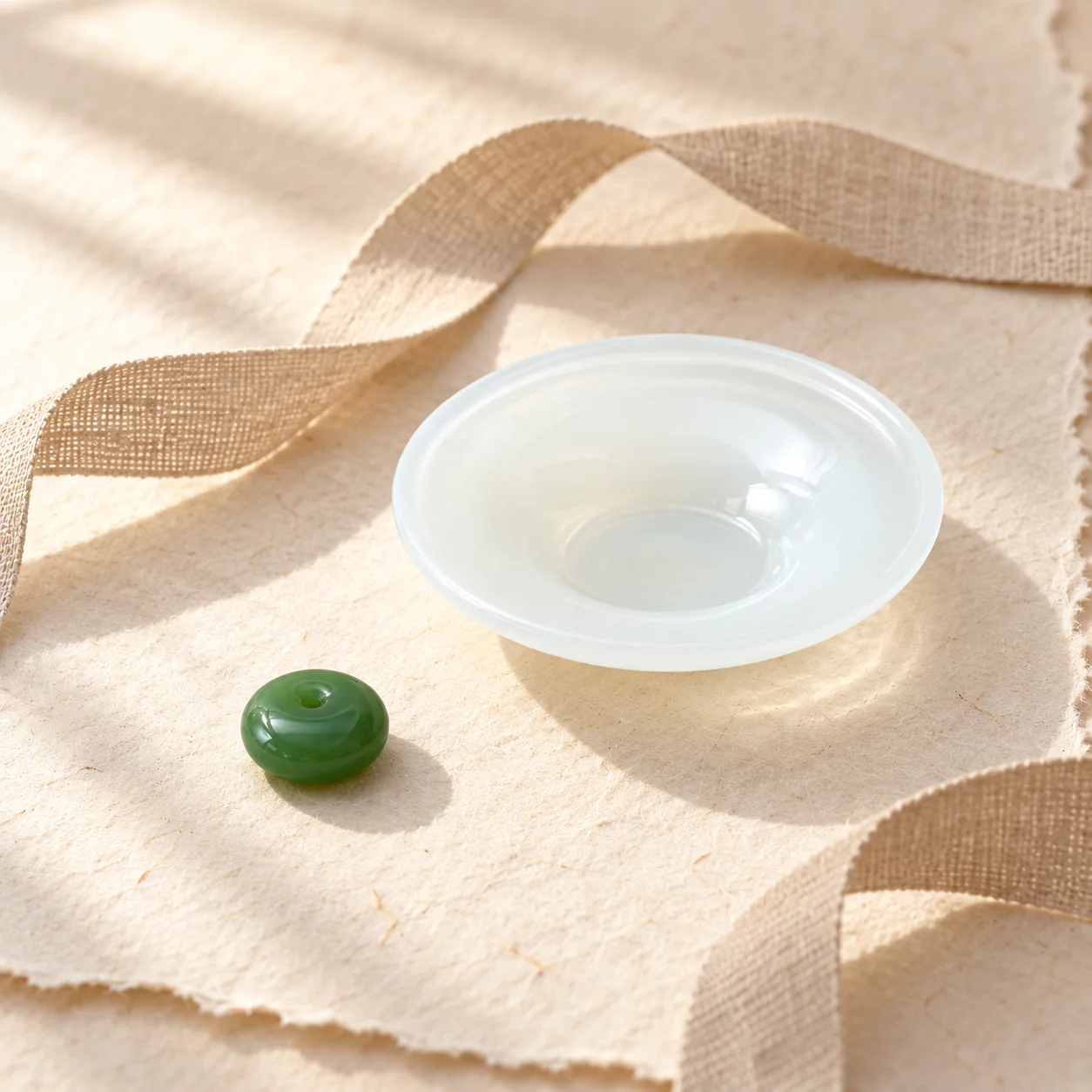 Ice-Jade Glass Incense Holder set presented for thoughtful gifting
