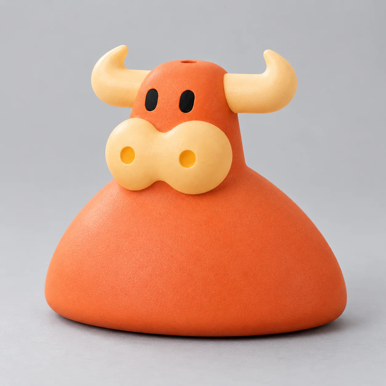 Playful Bull Incense Holder showing its full profile and stable base