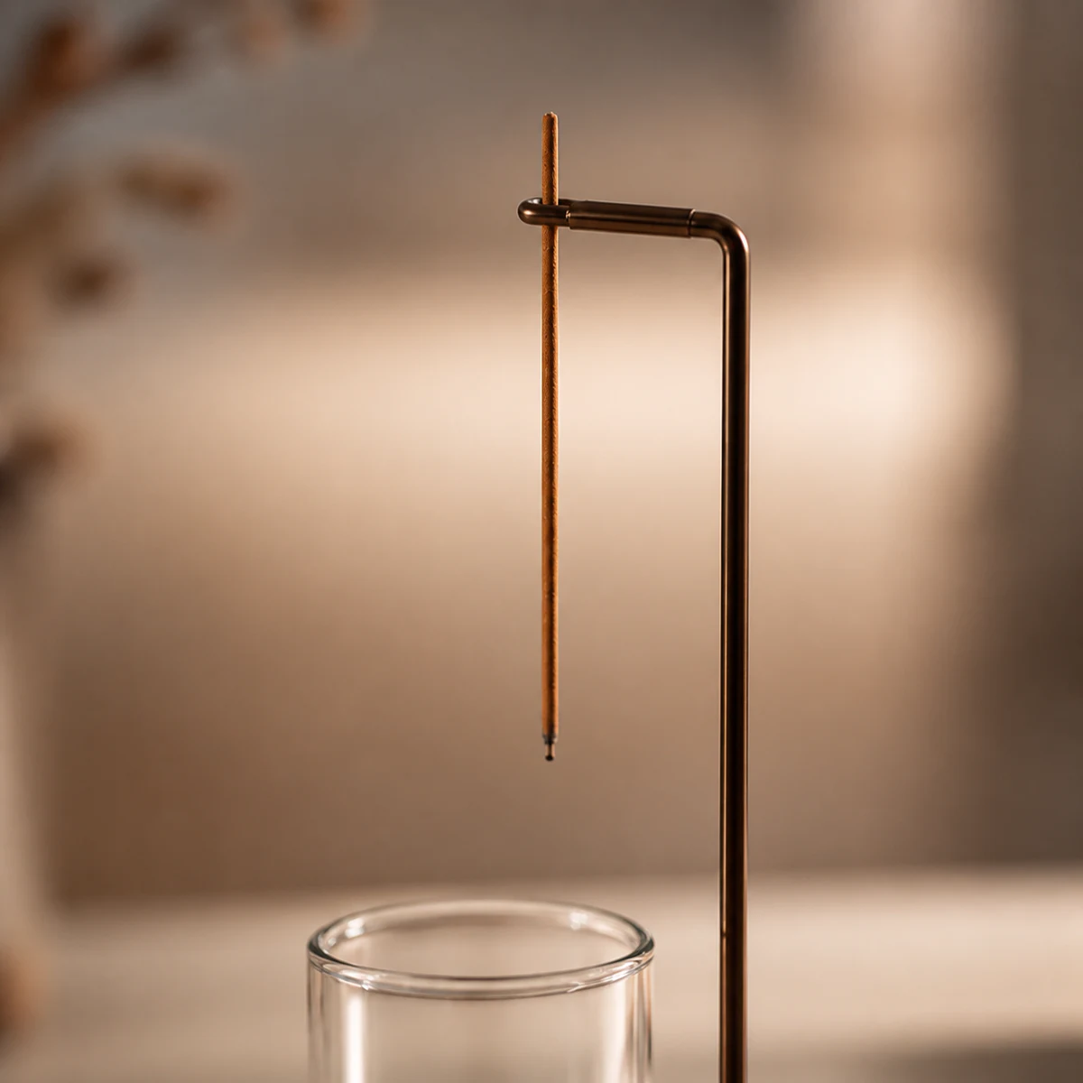Suspended Glass Incense Holder - Support Detail