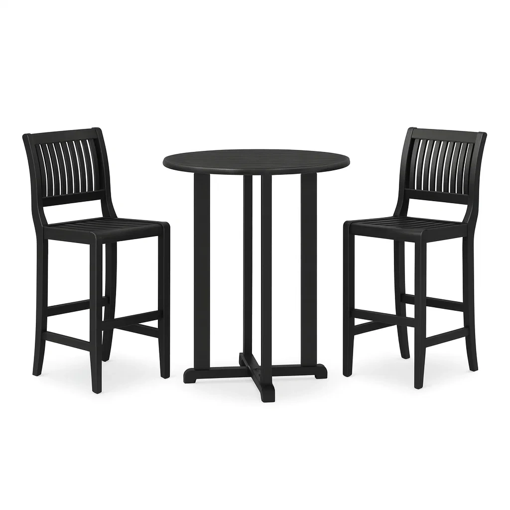 Ensemble table et chaise de bar