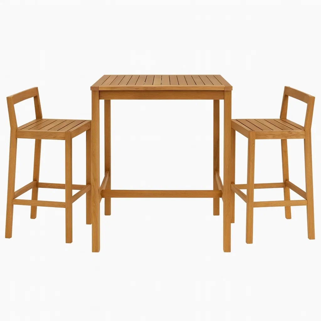 Ensemble table et chaise de bar